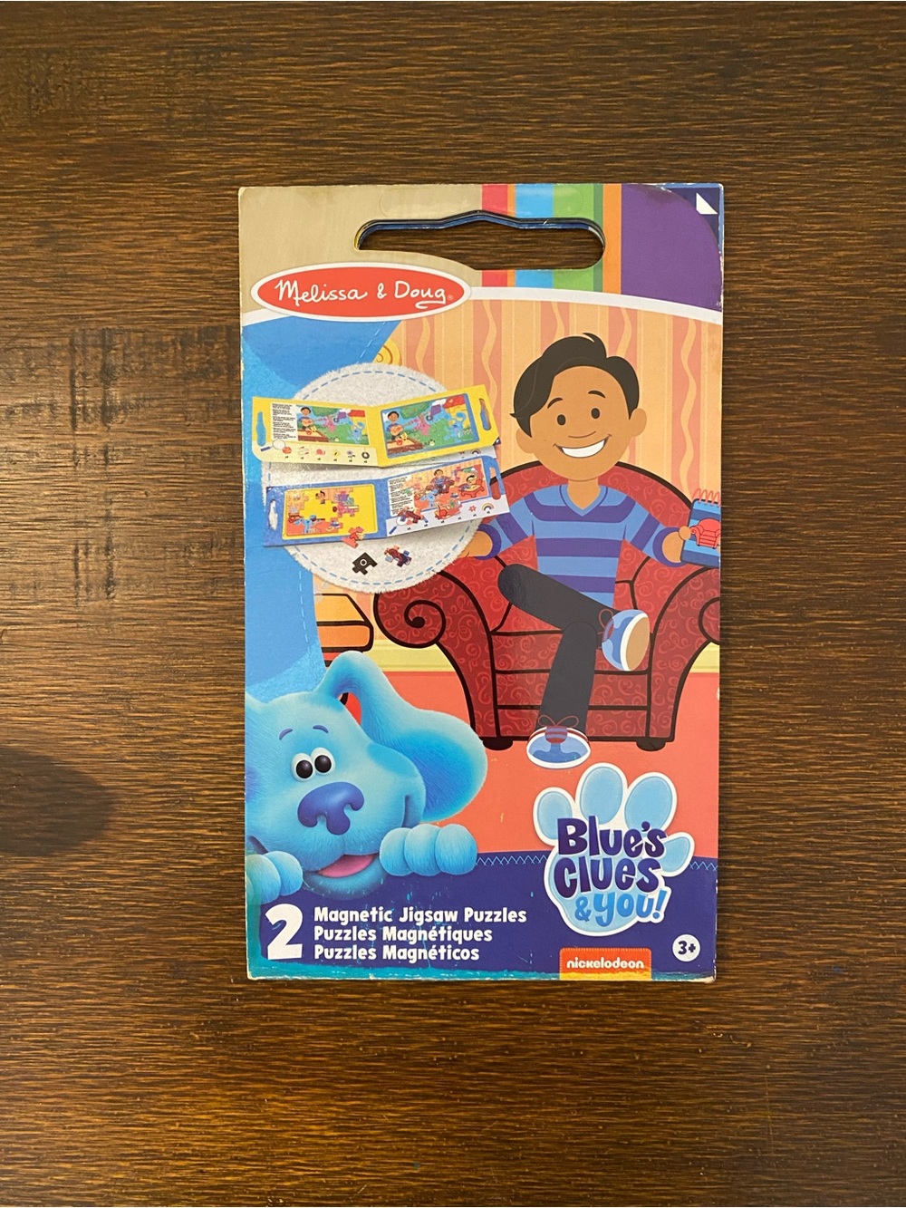 Melissa & Doug Blue's Clues & You! Magnetic Jigsaw Puzzles - Blue, Red, Purple